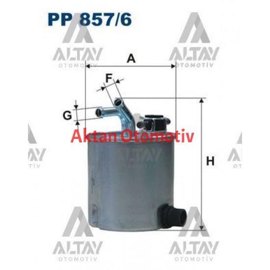 YAKIT FİLTRESİ (MAZOT) PICKUP 88-98 / 03-12 / VANETTE / PRIMERA / PATHFINDER / PATROL / X-TRAIL